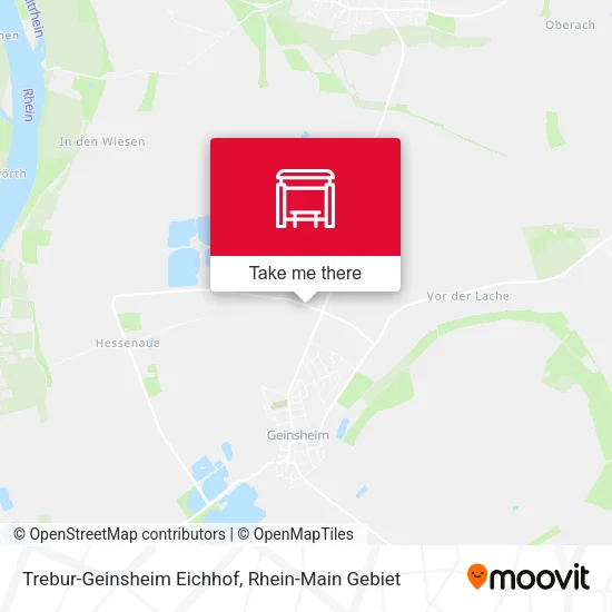 Карта Trebur-Geinsheim Eichhof
