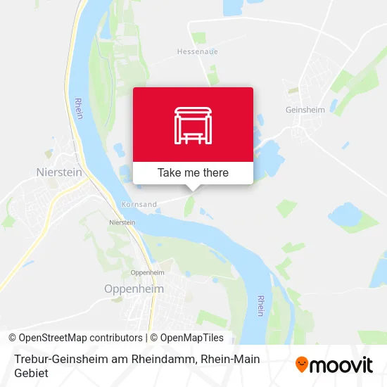 Карта Trebur-Geinsheim am Rheindamm
