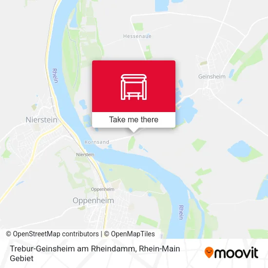 Карта Trebur-Geinsheim am Rheindamm