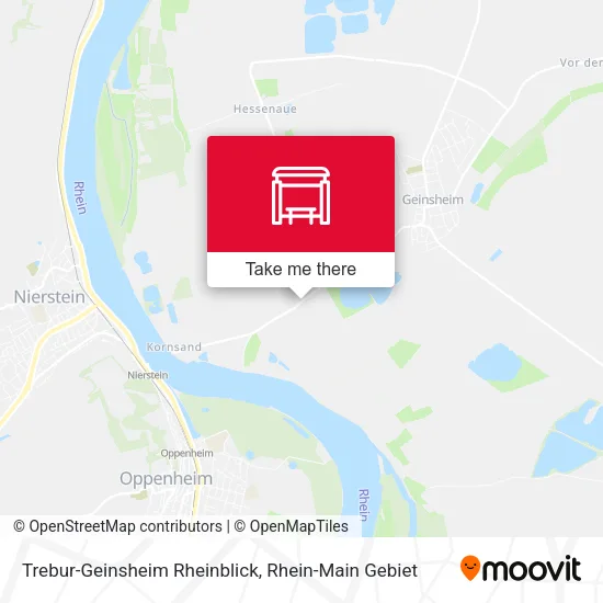 Карта Trebur-Geinsheim Rheinblick