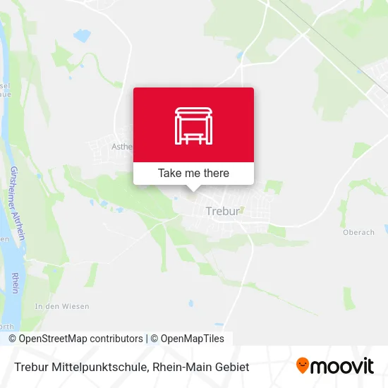 Карта Trebur Mittelpunktschule