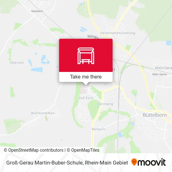 Карта Groß-Gerau Martin-Buber-Schule
