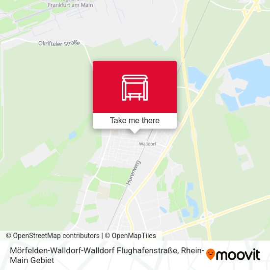 Mörfelden-Walldorf-Walldorf Flughafenstraße map
