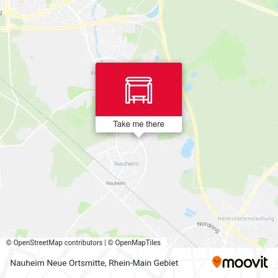 Карта Nauheim Neue Ortsmitte
