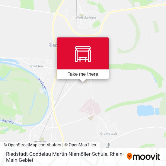 Riedstadt-Goddelau Martin-Niemöller-Schule map