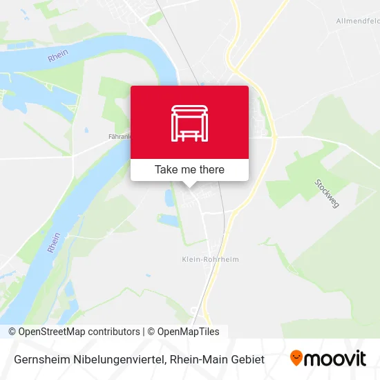 Карта Gernsheim Nibelungenviertel