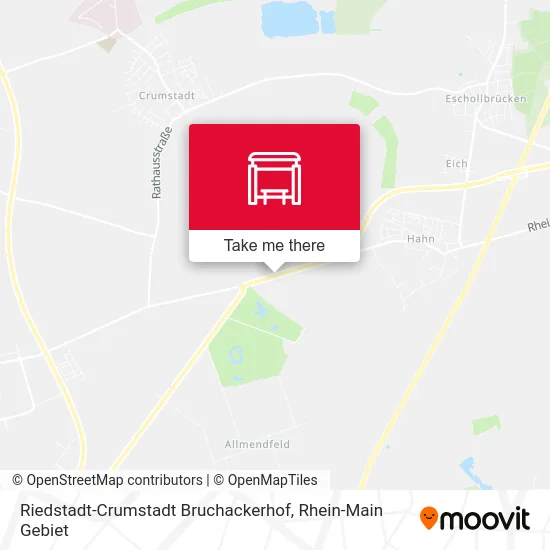 Riedstadt-Crumstadt Bruchackerhof map