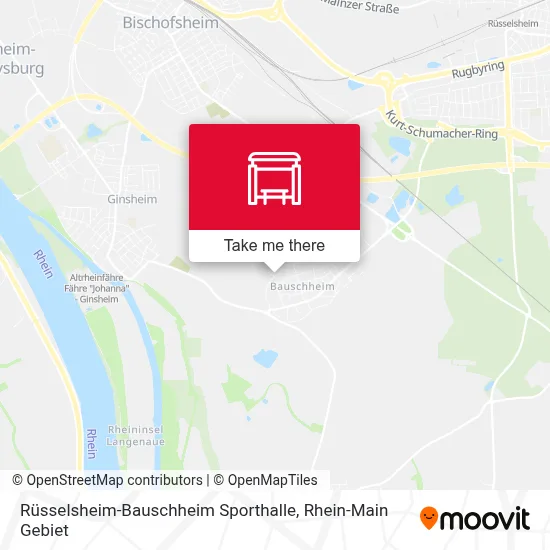 Rüsselsheim-Bauschheim Sporthalle map