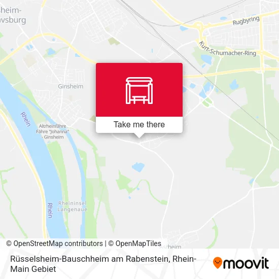 Карта Rüsselsheim-Bauschheim am Rabenstein