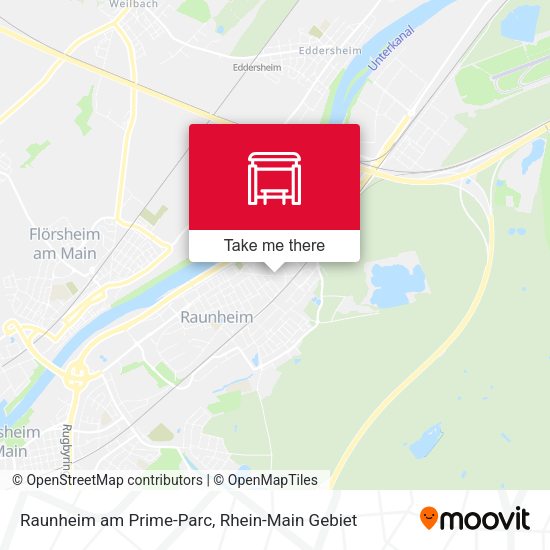 Карта Raunheim am Prime-Parc