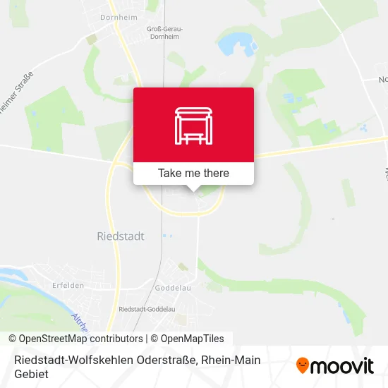 Riedstadt-Wolfskehlen Oderstraße map