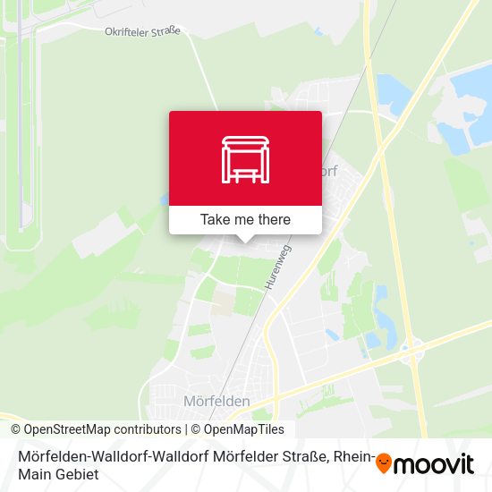 Mörfelden-Walldorf-Walldorf Mörfelder Straße map