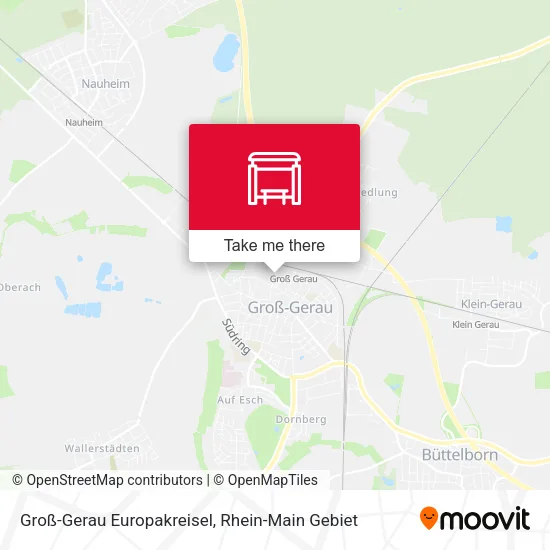 Карта Groß-Gerau Europakreisel