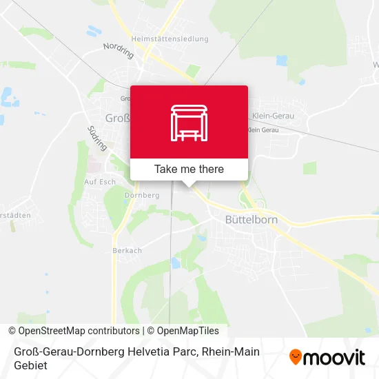Карта Groß-Gerau-Dornberg Helvetia Parc