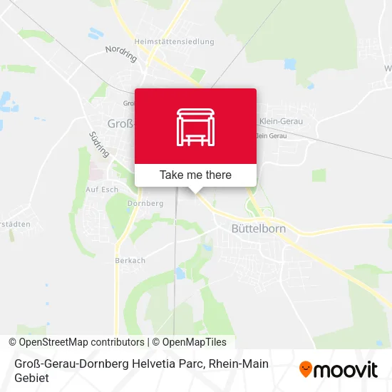 Карта Groß-Gerau-Dornberg Helvetia Parc