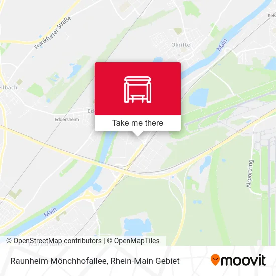 Карта Raunheim Mönchhofallee