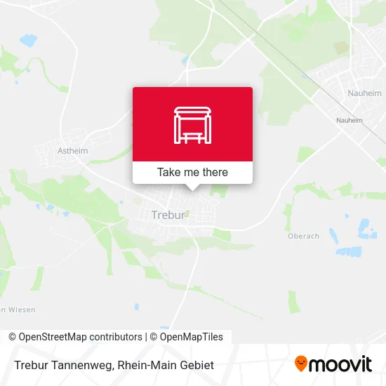 Карта Trebur Tannenweg