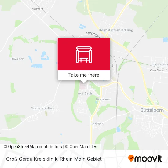 Карта Groß-Gerau Kreisklinik