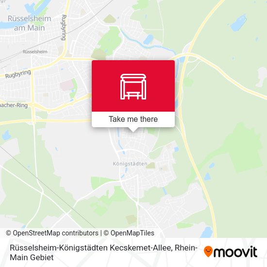 Rüsselsheim-Königstädten Kecskemet-Allee map