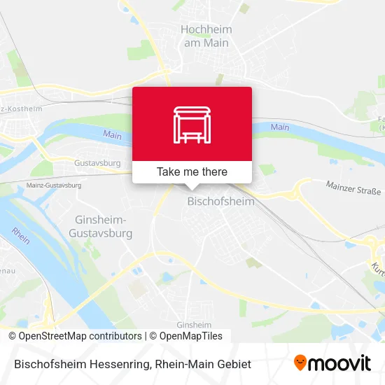 Карта Bischofsheim Hessenring