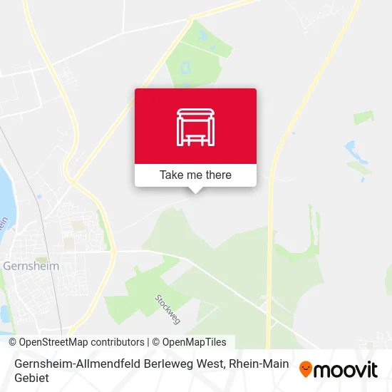 Карта Gernsheim-Allmendfeld Berleweg West