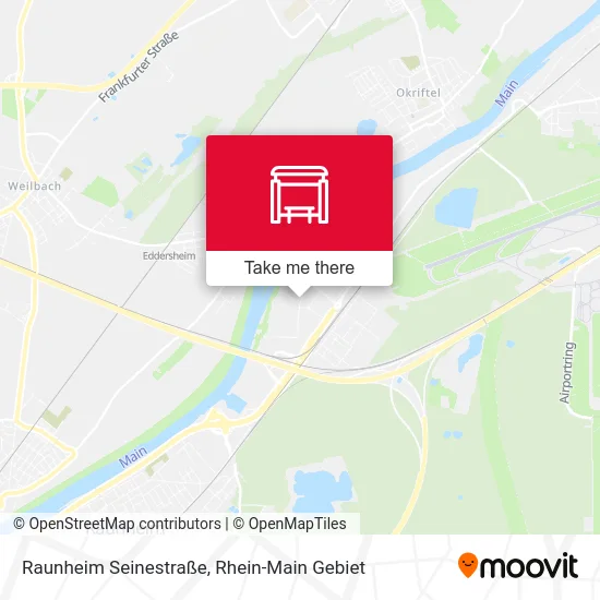 Карта Raunheim Seinestraße