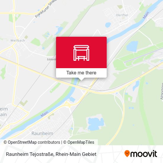 Raunheim Tejostraße map