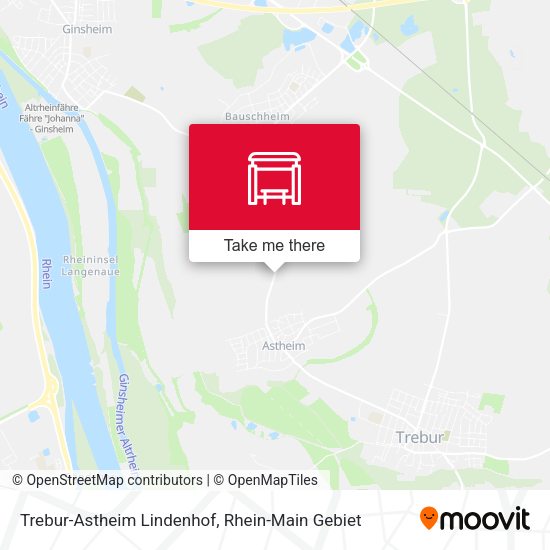 Карта Trebur-Astheim Lindenhof
