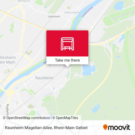 Карта Raunheim Magellan-Allee