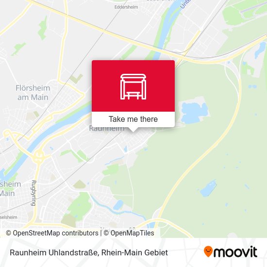Raunheim Uhlandstraße map