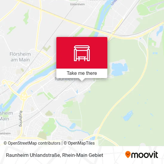 Raunheim Uhlandstraße map