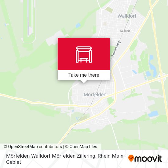 Карта Mörfelden-Walldorf-Mörfelden Zillering