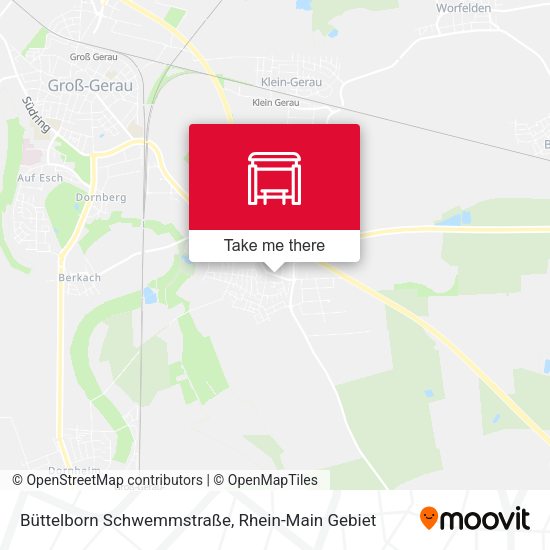 Büttelborn Schwemmstraße map
