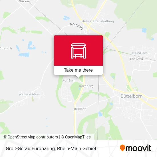 Карта Groß-Gerau Europaring