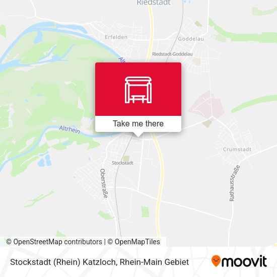 Stockstadt (Rhein) Katzloch map