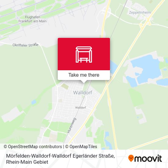Mörfelden-Walldorf-Walldorf Egerländer Straße map