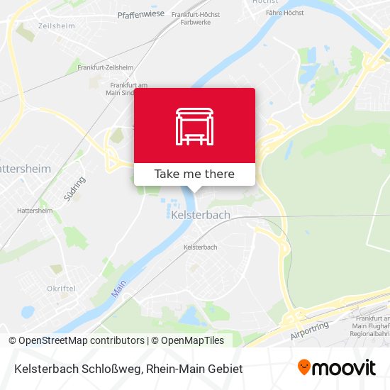 Kelsterbach Schloßweg map
