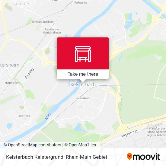 Карта Kelsterbach Kelstergrund