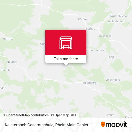 Карта Kelsterbach Gesamtschule