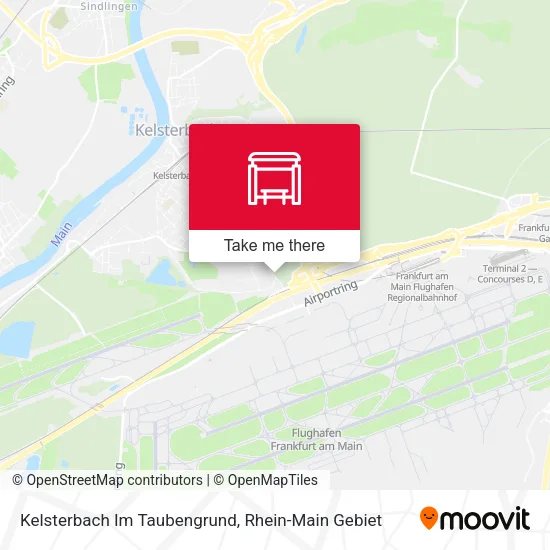 Карта Kelsterbach Im Taubengrund