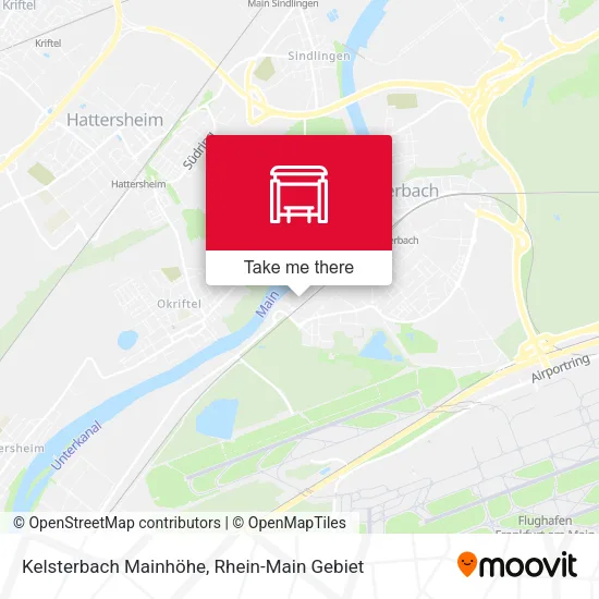 Карта Kelsterbach Mainhöhe