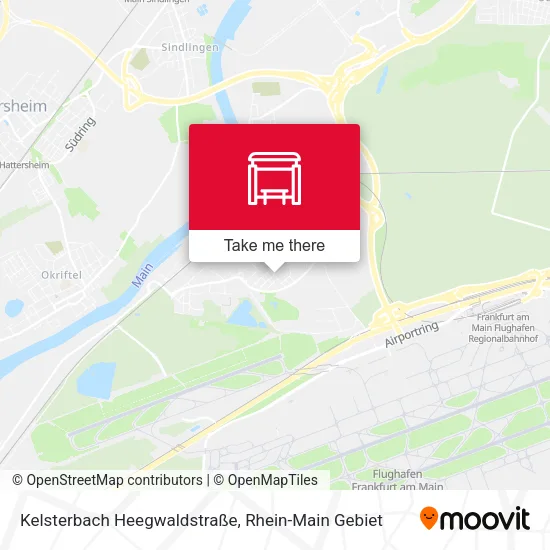 Карта Kelsterbach Heegwaldstraße