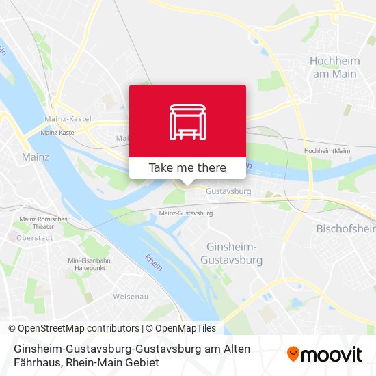 Карта Ginsheim-Gustavsburg-Gustavsburg am Alten Fährhaus