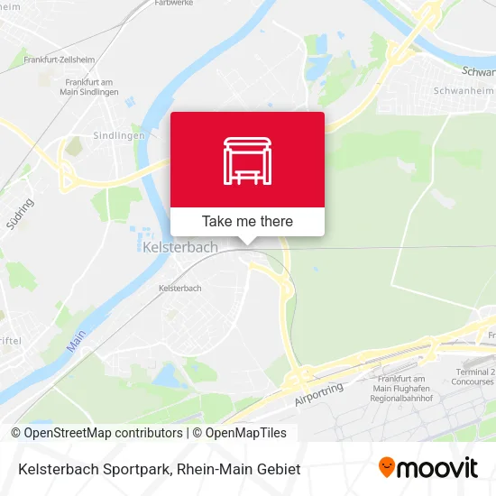 Карта Kelsterbach Sportpark