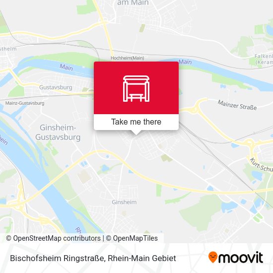 Bischofsheim Ringstraße map