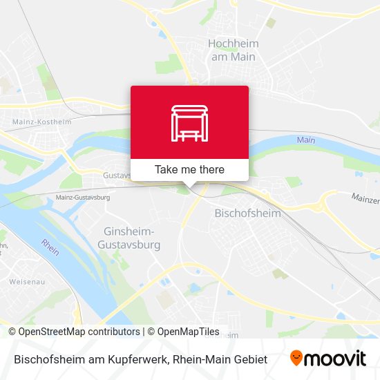 Карта Bischofsheim am Kupferwerk