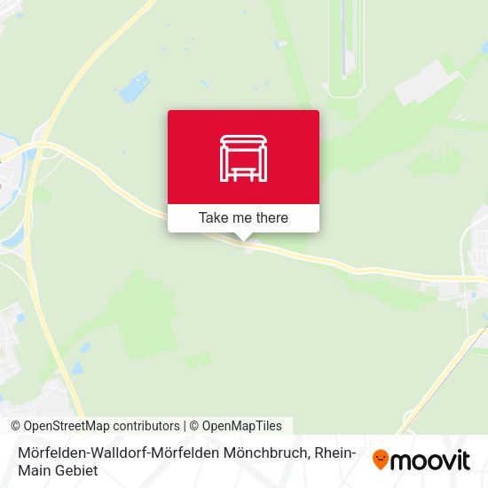 Mörfelden-Walldorf-Mörfelden Mönchbruch map