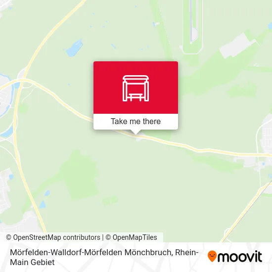 Карта Mörfelden-Walldorf-Mörfelden Mönchbruch
