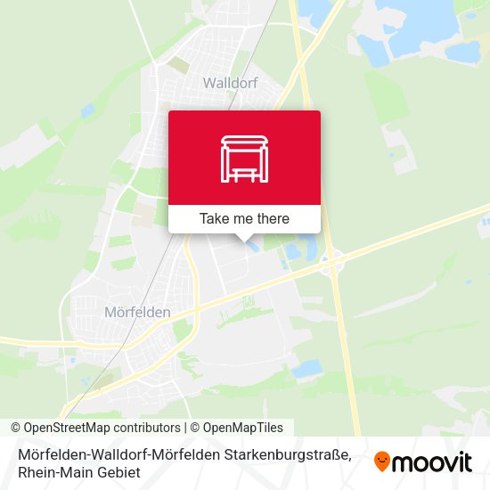 Mörfelden-Walldorf-Mörfelden Starkenburgstraße map