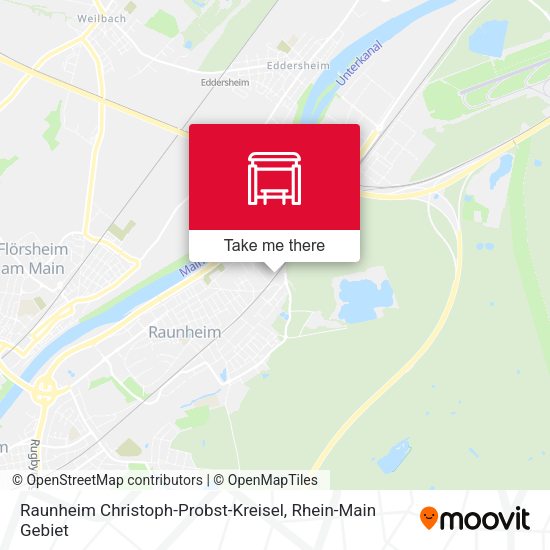 Raunheim Christoph-Probst-Kreisel map